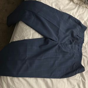 Men’s dress pants INC 34x34 windowpane blue